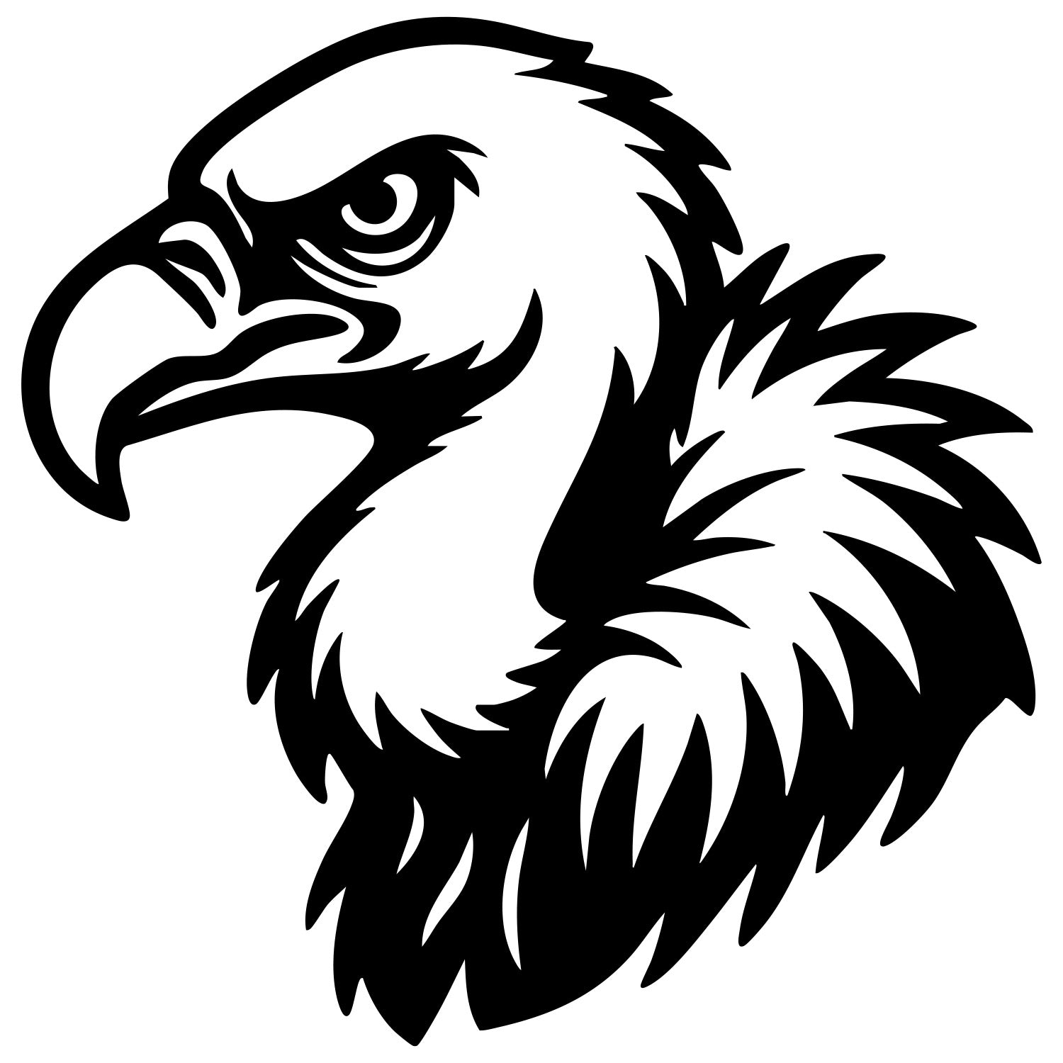 Griffon Vulture Head DXF File – CNC Cutting Design | ABVULTURE232