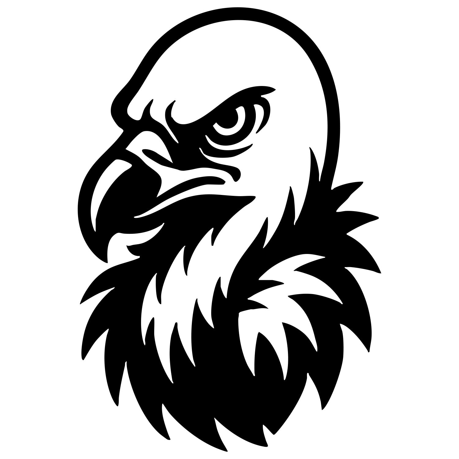 Griffon Vulture Head DXF File – CNC Cutting Design | ABVULTURE234