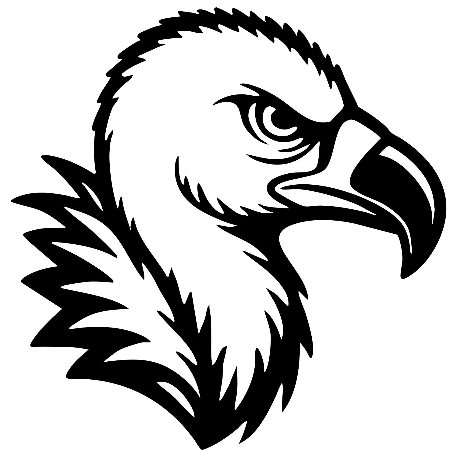 Griffon Vulture Head DXF File – CNC Cutting Design | ABVULTURE235