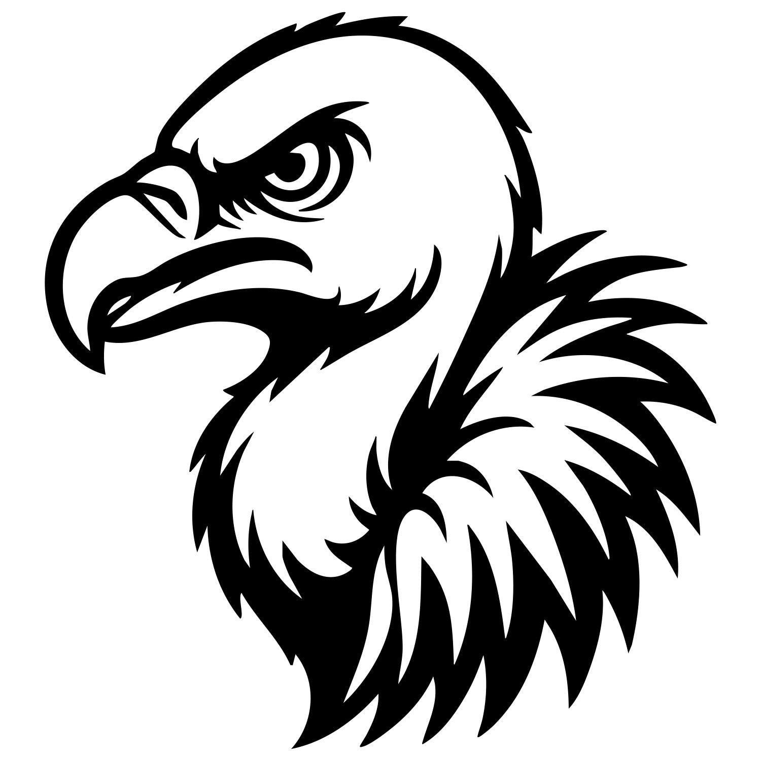 Griffon Vulture Head DXF File – CNC Cutting Design | ABVULTURE236