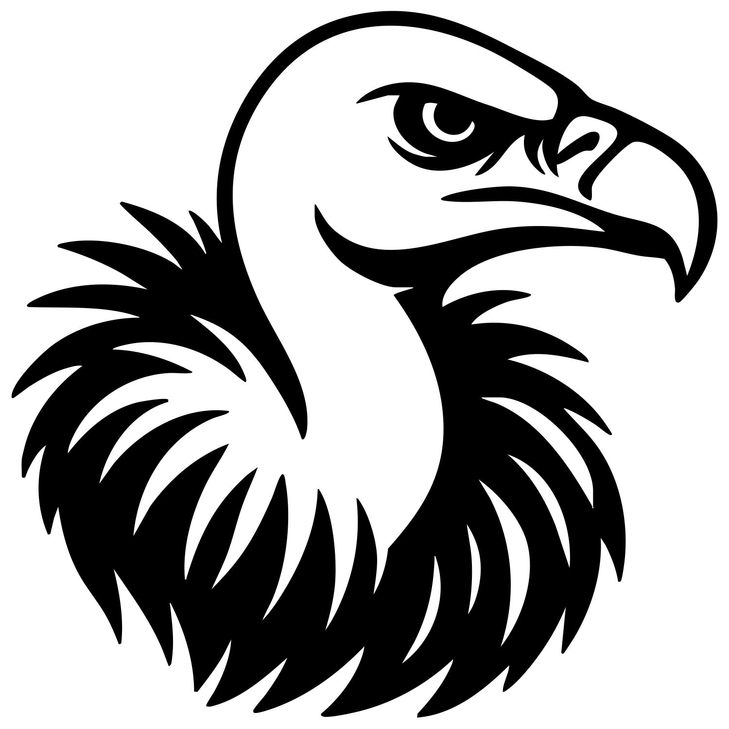 Griffon Vulture Head DXF File – CNC Cutting Design | ABVULTURE239