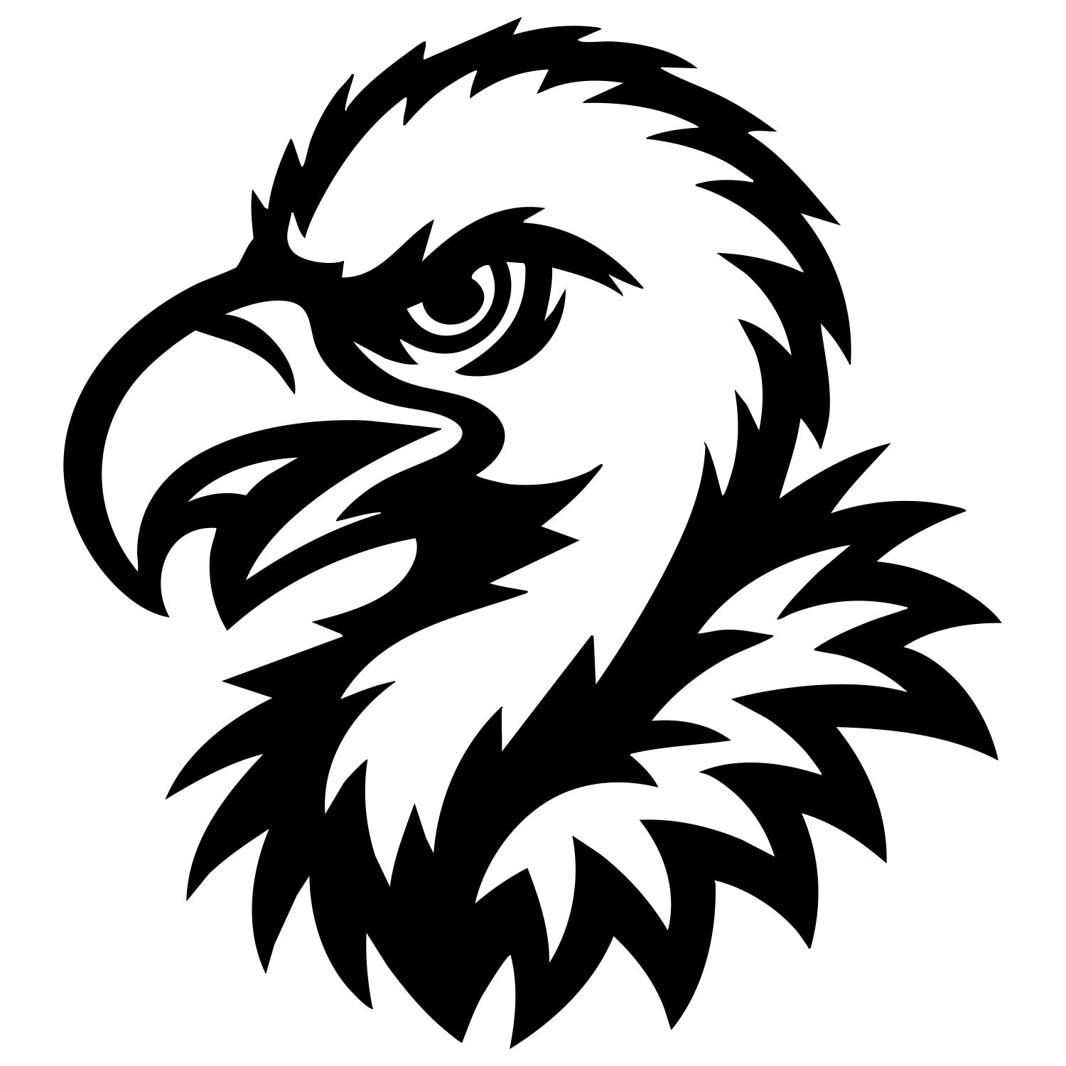 Griffon Vulture Head DXF File – CNC Cutting Design | ABVULTURE253