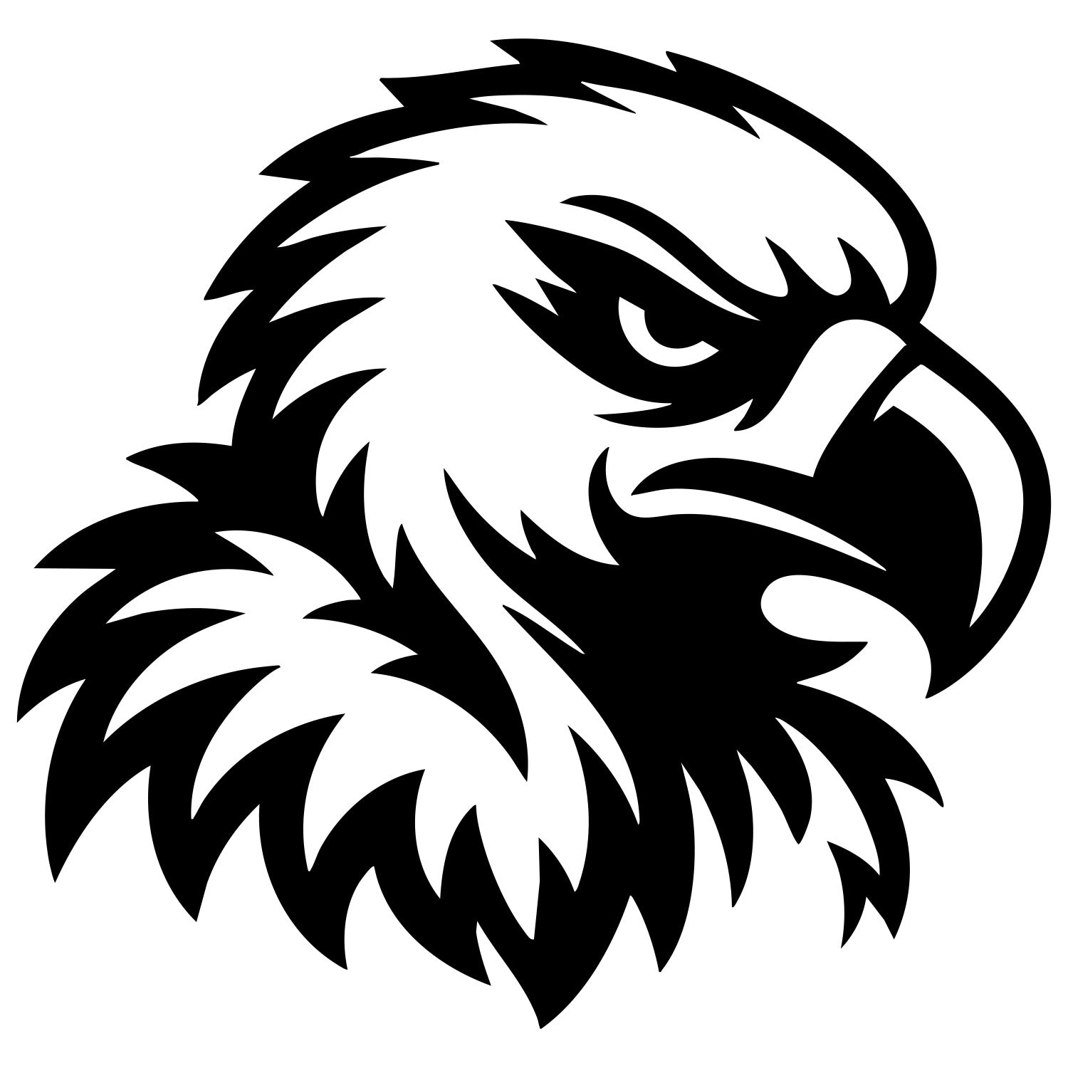 Griffon Vulture Head DXF File – CNC Cutting Design | ABVULTURE254