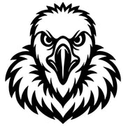 Griffon Vulture Head DXF File – CNC Cutting Design | ABVULTURE255