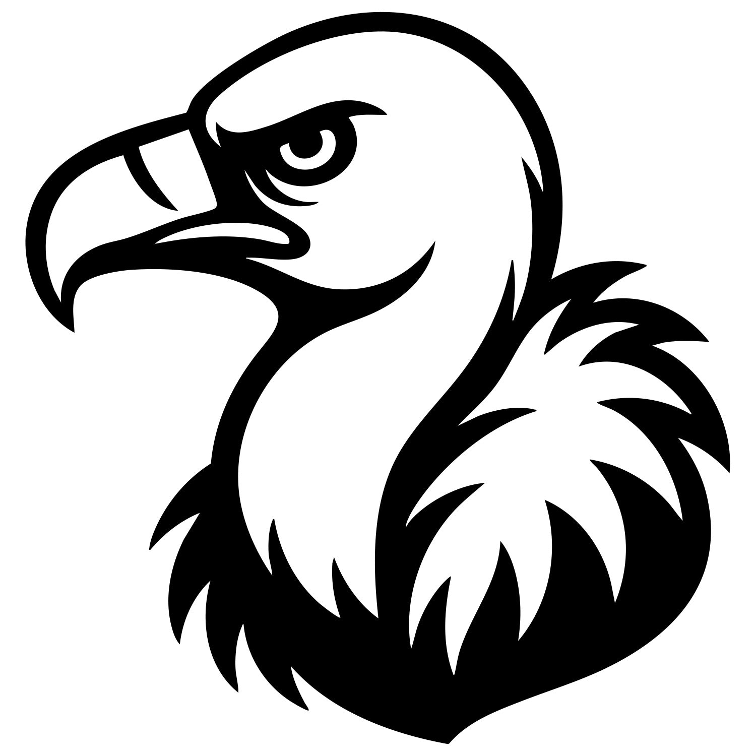 Griffon Vulture Head DXF File – CNC Cutting Design | ABVULTURE256