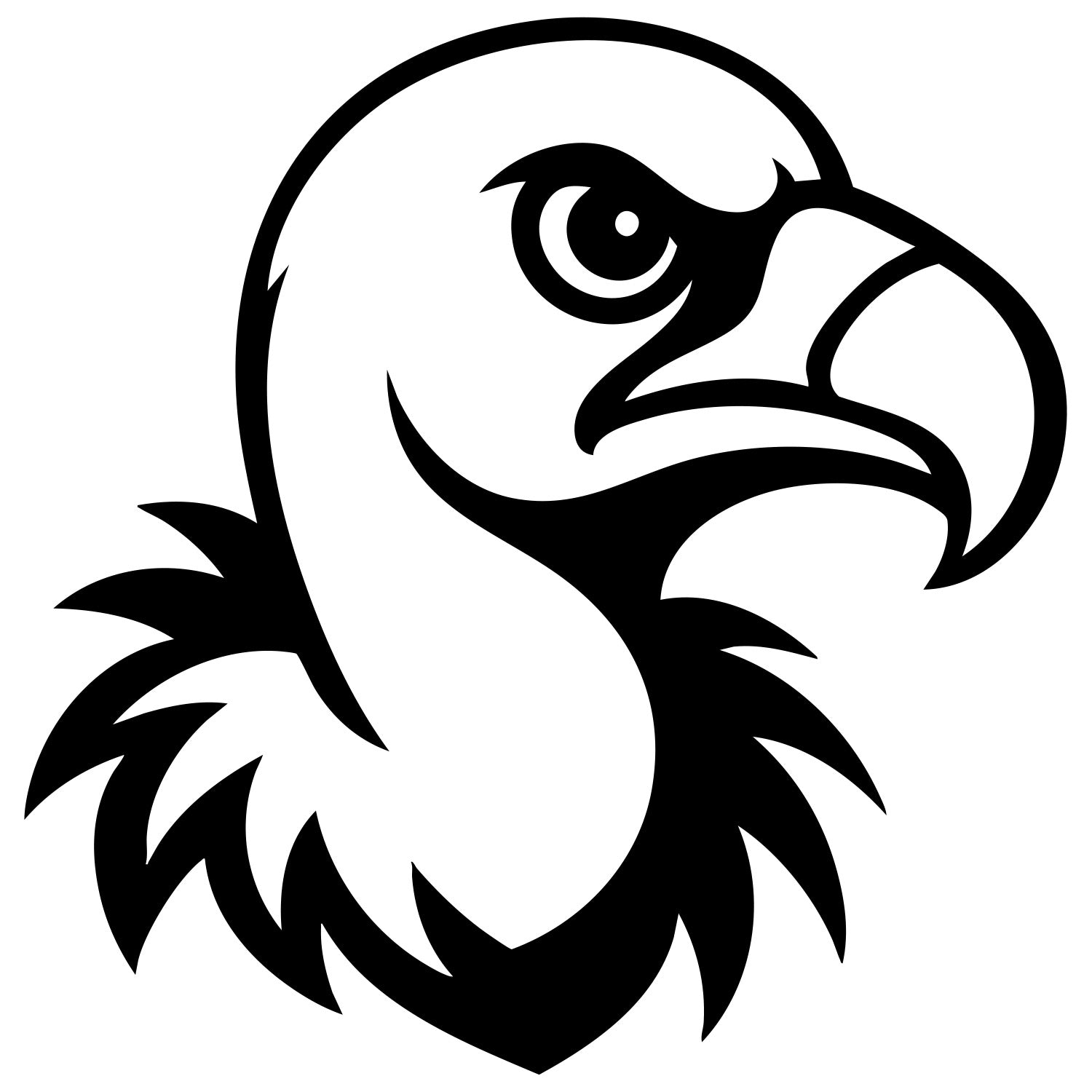 Griffon Vulture Head DXF File – CNC Cutting Design | ABVULTURE257