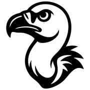 Griffon Vulture Head DXF File – CNC Cutting Design | ABVULTURE258