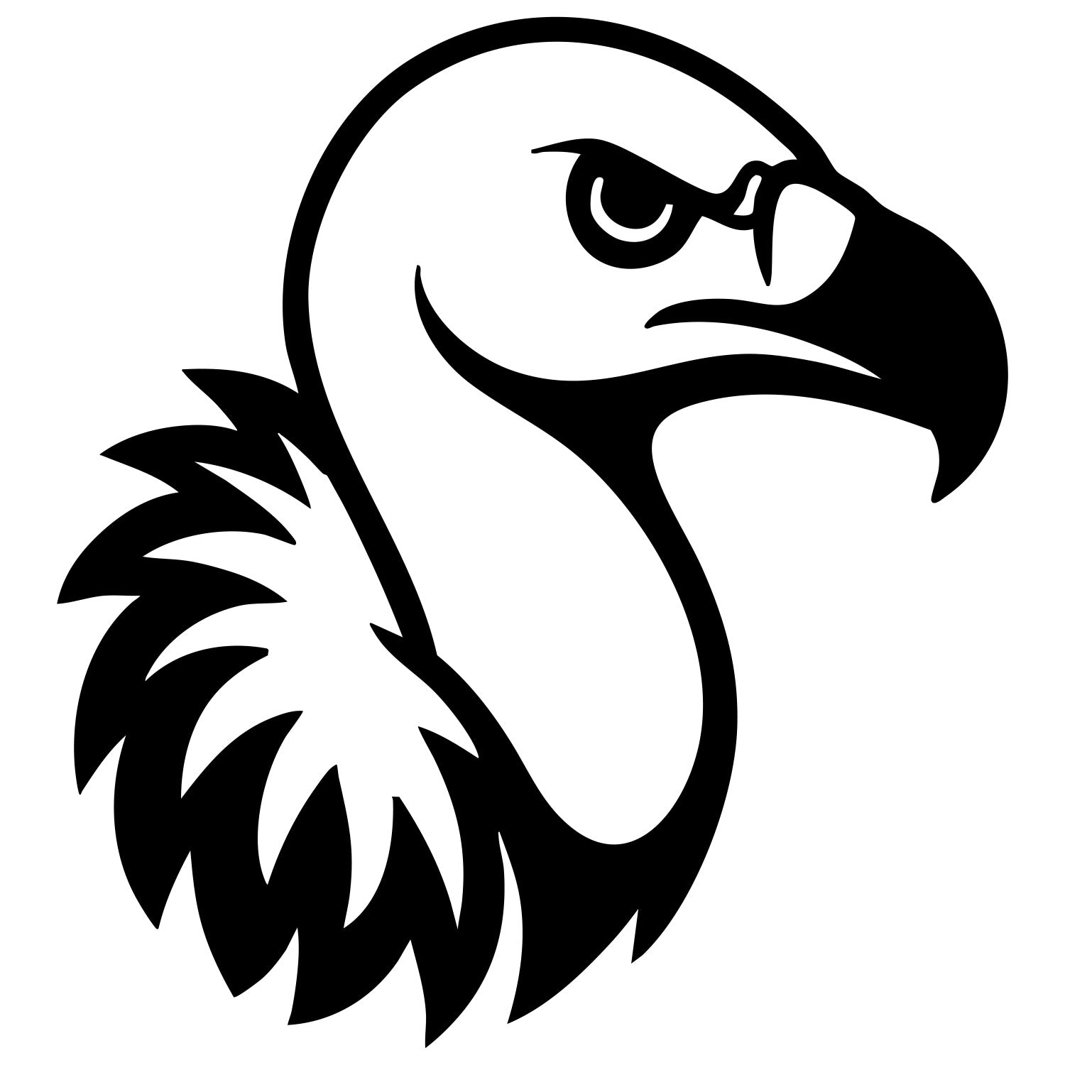 Griffon Vulture Head DXF File – CNC Cutting Design | ABVULTURE261