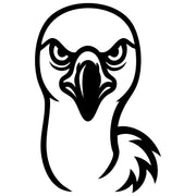 Griffon Vulture Head DXF File – CNC Cutting Design | ABVULTURE262