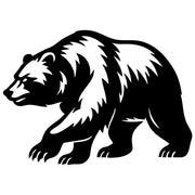Grizzly Bear DXF File – CNC Cutting Design | AWBEAR111