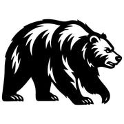 Grizzly Bear DXF File – CNC Cutting Design | AWBEAR114