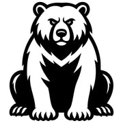 Grizzly Bear DXF File – CNC Cutting Design | AWBEAR119
