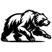 Grizzly Bear DXF File – CNC Cutting Design | AWBEAR120