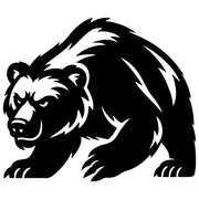 Grizzly Bear DXF File – CNC Cutting Design | AWBEAR145