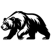 Grizzly Bear DXF File – CNC Cutting Design | AWBEAR159