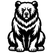 Grizzly Bear DXF File – CNC Cutting Design | AWBEAR161