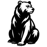Grizzly Bear DXF File – CNC Cutting Design | AWBEAR168