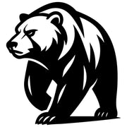 Grizzly Bear DXF File – CNC Cutting Design | AWBEAR169