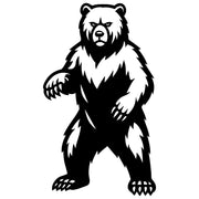 Grizzly Bear DXF File – CNC Cutting Design | AWBEAR237
