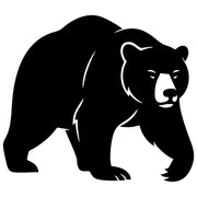 Grizzly Bear DXF File – CNC Cutting Design | AWBEAR238