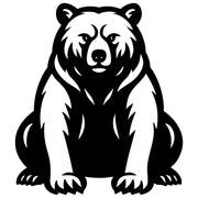 Grizzly Bear DXF File – CNC Cutting Design | AWBEAR243