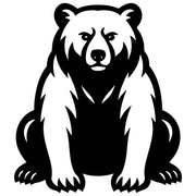Grizzly Bear DXF File – CNC Cutting Design | AWBEAR244