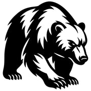 Grizzly Bear DXF File – CNC Cutting Design | AWBEAR270