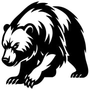 Grizzly Bear DXF File – CNC Cutting Design | AWBEAR271
