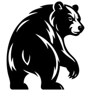 Grizzly Bear DXF File – CNC Cutting Design | AWBEAR281