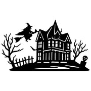 Haunted House Halloween DXF File | OHHALLOWEEN1