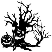 Haunted Tree Halloween DXF File | OHHALLOWEEN10
