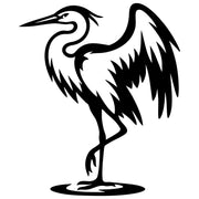 Heron DXF File – CNC Cutting Design | ABHERON109