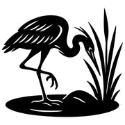 Heron DXF File – CNC Cutting Design | ABHERON110