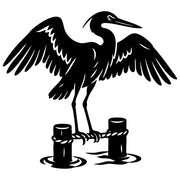 Heron DXF File – CNC Cutting Design | ABHERON13