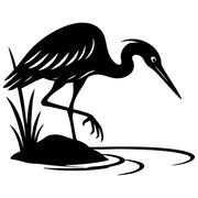 Heron DXF File – CNC Cutting Design | ABHERON25