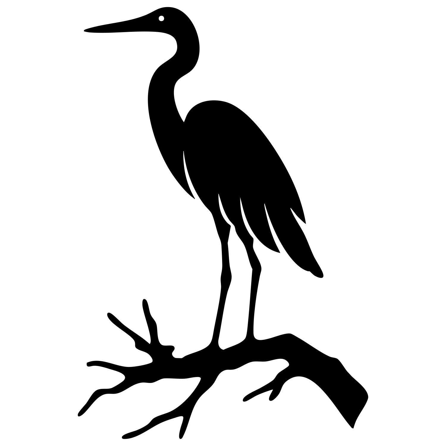 Heron DXF File – CNC Cutting Design | ABHERON27