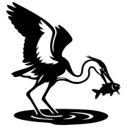 Heron DXF File – CNC Cutting Design | ABHERON38