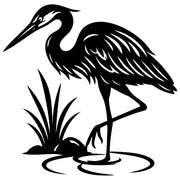 Heron DXF File – CNC Cutting Design | ABHERON70