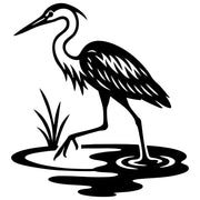 Heron DXF File – CNC Cutting Design | ABHERON72