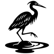 Heron DXF File – CNC Cutting Design | ABHERON73