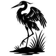 Heron DXF File – CNC Cutting Design | ABHERON83