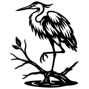 Heron DXF File – CNC Cutting Design | ABHERON87