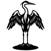 Heron DXF File – CNC Cutting Design | ABHERON88