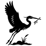 Heron DXF File – CNC Cutting Design | ABHERON9