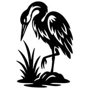 Heron DXF File – CNC Cutting Design | ABHERON94