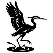 Heron DXF File – CNC Cutting Design | ABHERON96