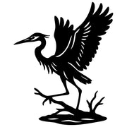 Heron DXF File – CNC Cutting Design | ABHERON97