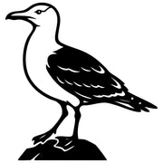 Herring Gull DXF File – CNC Cutting Design | ABSEAGULL110