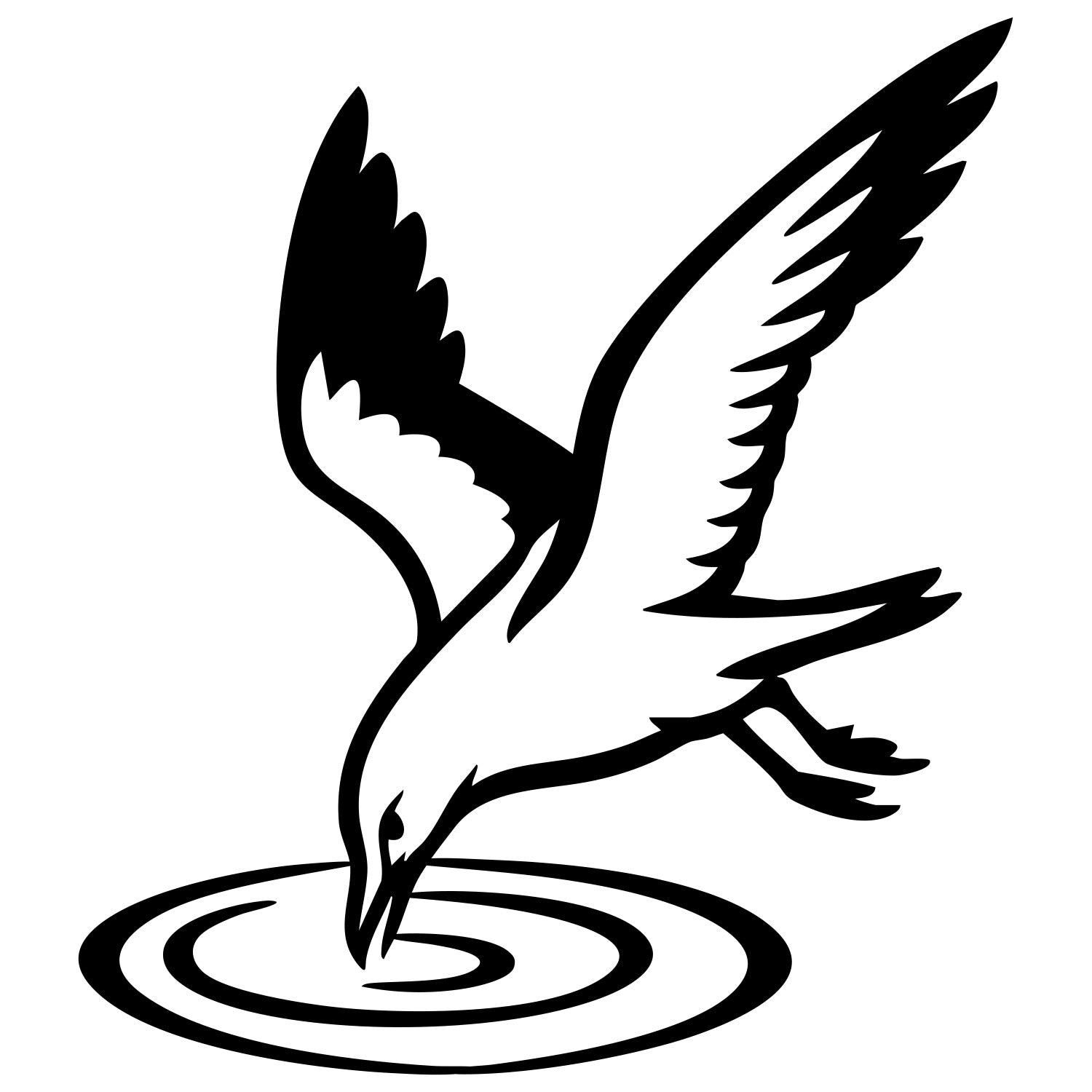 Herring Gull DXF File – CNC Cutting Design | ABSEAGULL117