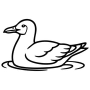Herring Gull DXF File – CNC Cutting Design | ABSEAGULL12